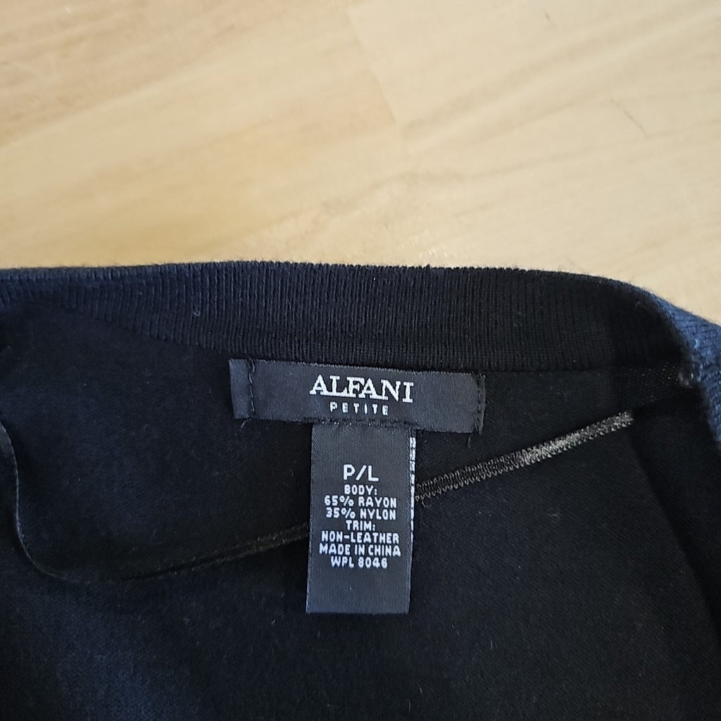 Alfani Size LP Black Cardigan