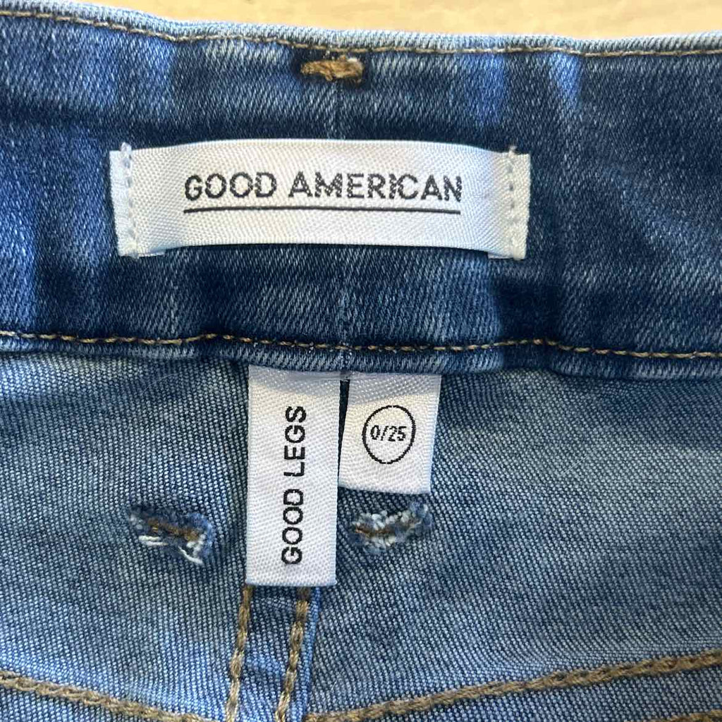Good American Size 0 Blue Preloved Jeans