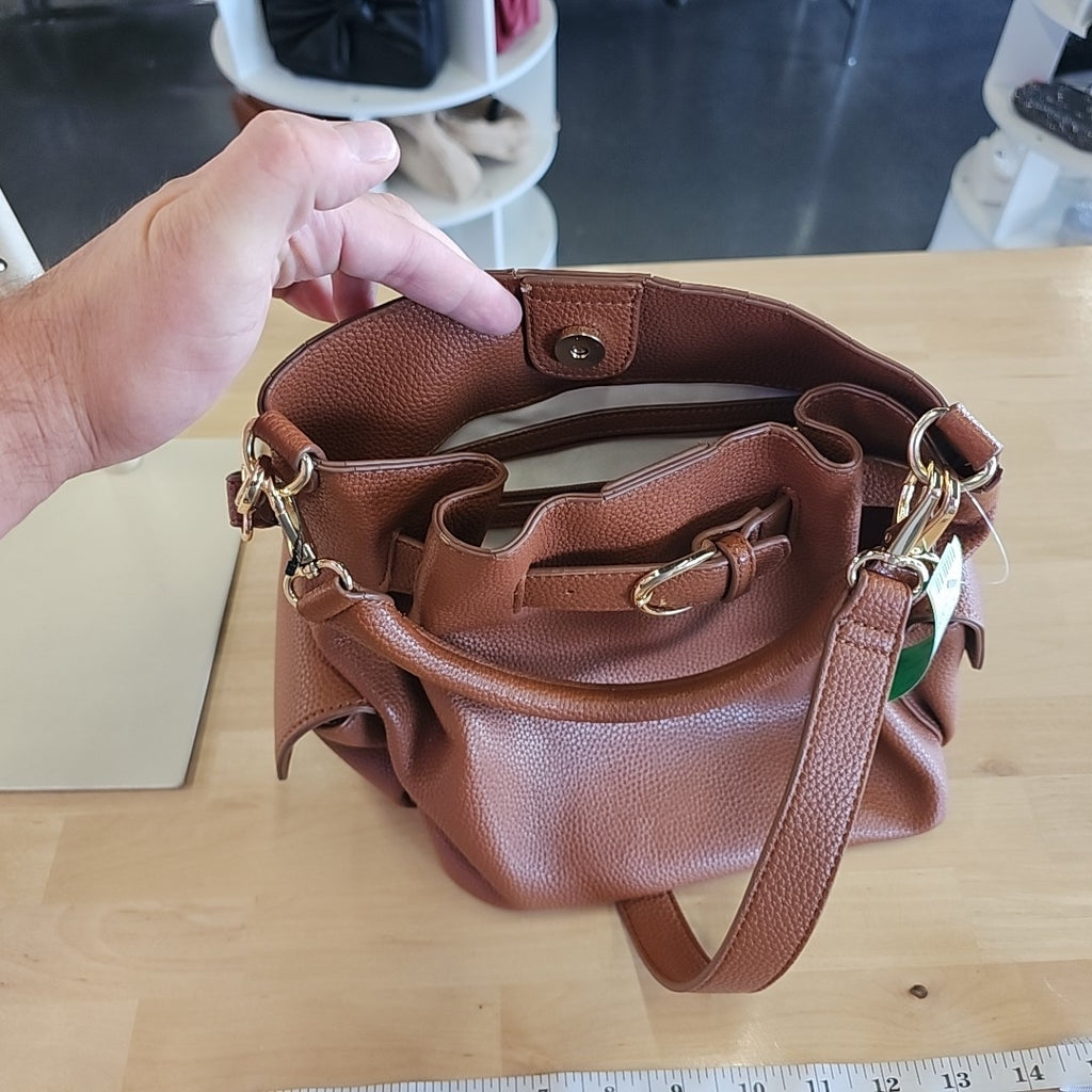 On 34th Somynn Solid Large Handbag, Exclusively at Macy's - Roasted Spice