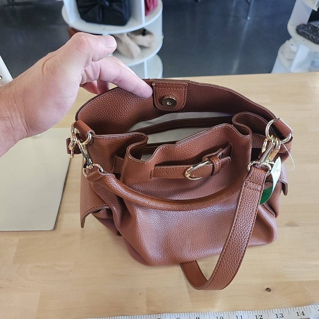 On 34th Somynn Solid Large Handbag, Exclusively at Macy's - Roasted Spice