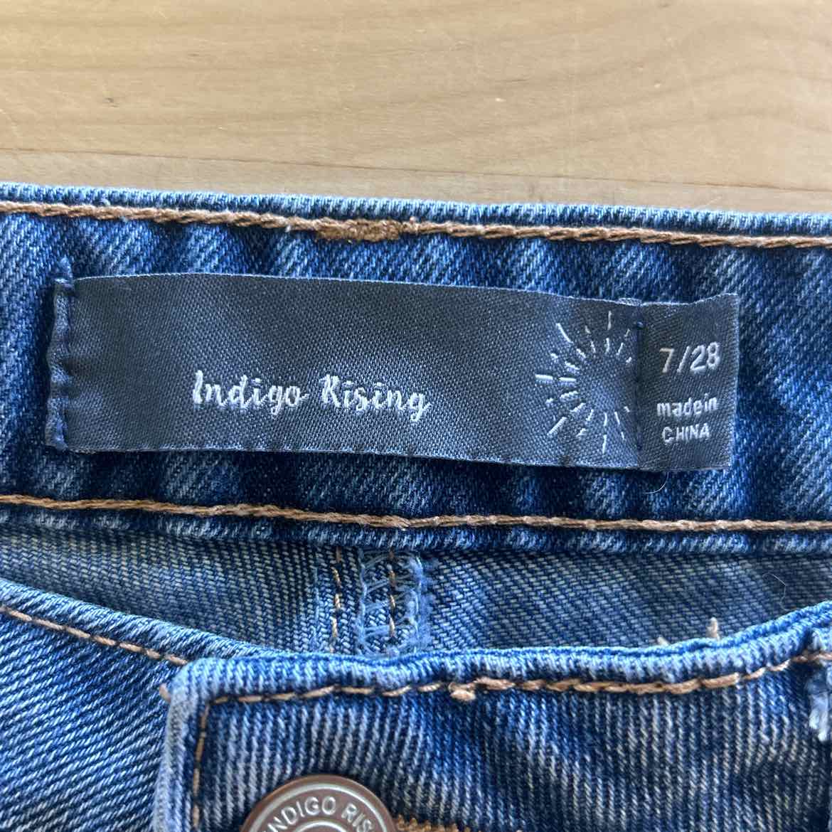 Indigo Rising Size 7 Blue Denim Preloved Jeans