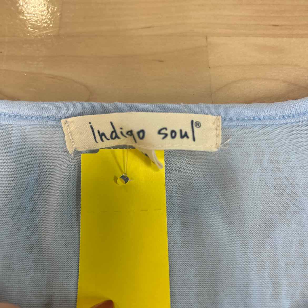 Indigo Soul Size M Blue Preloved Blouse LS