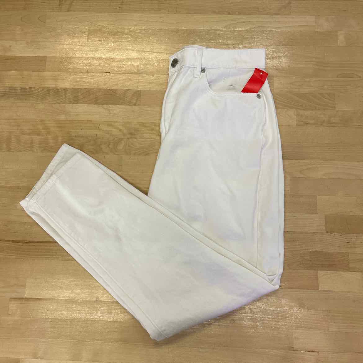 Loft Size 8 White Preloved Pants