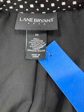 Lane Bryant Size 20 Black White Preloved Blazer