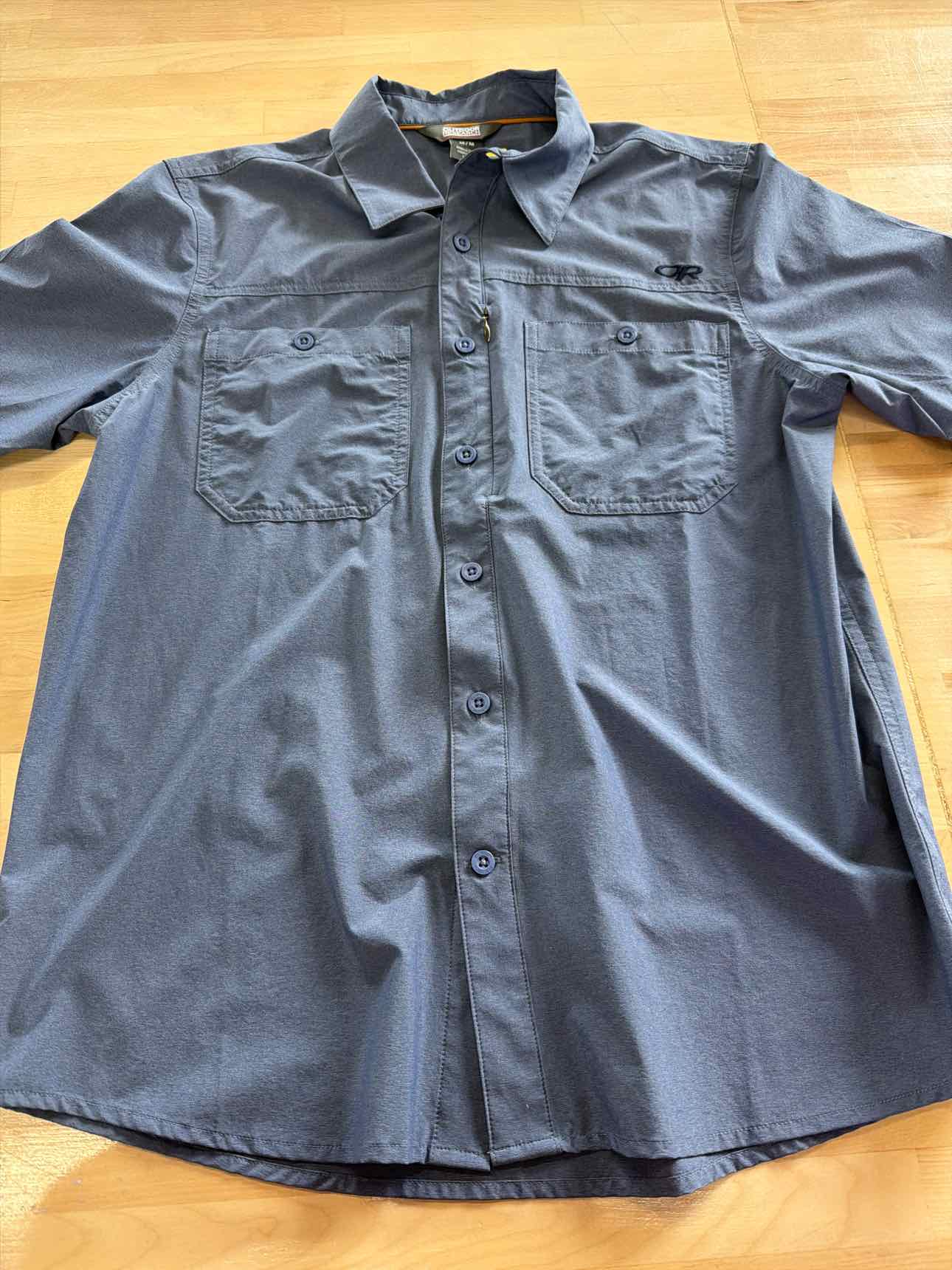 Outdoor Research Size M Blue MENS Button Down Shirt
