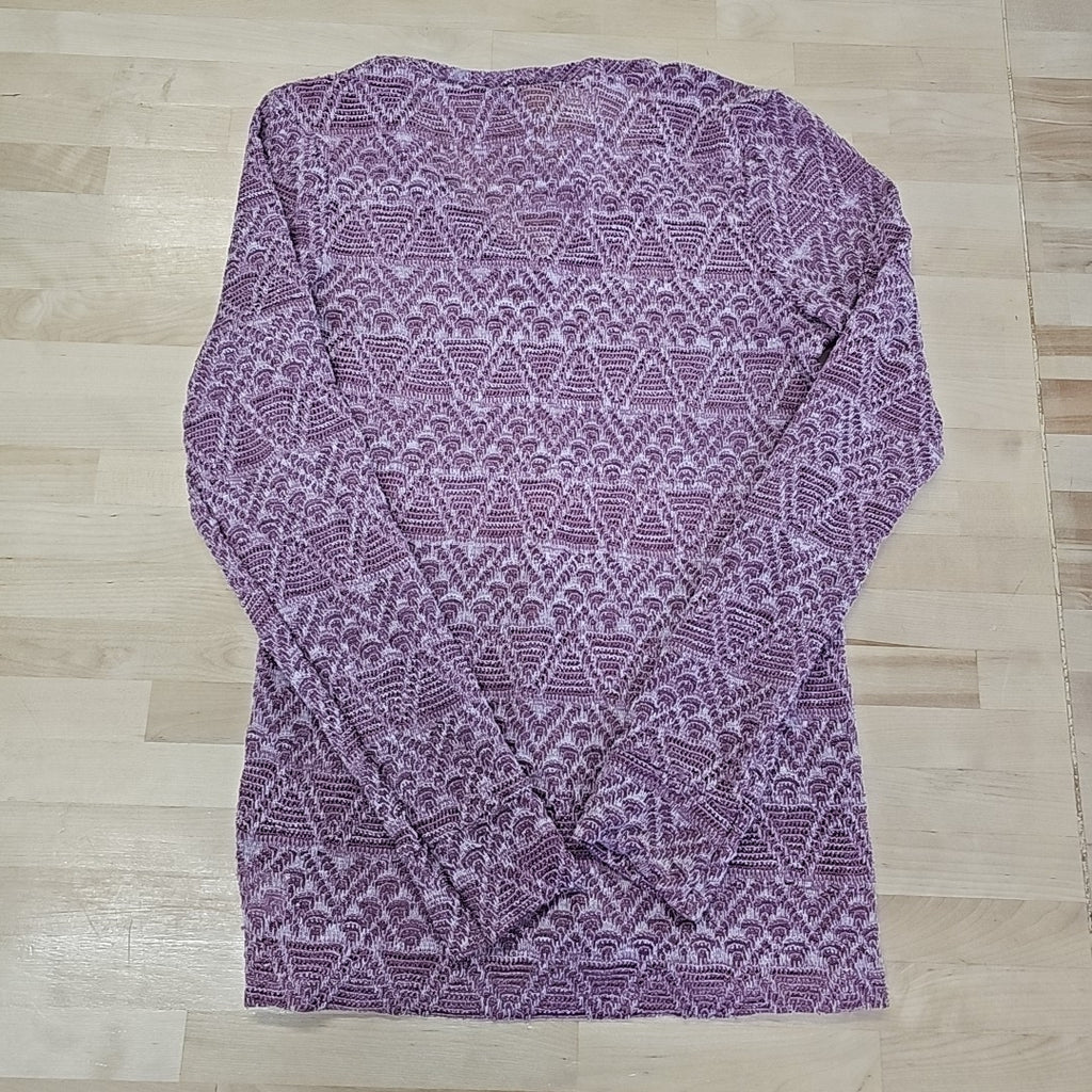 BKE Size L Purple Pullover
