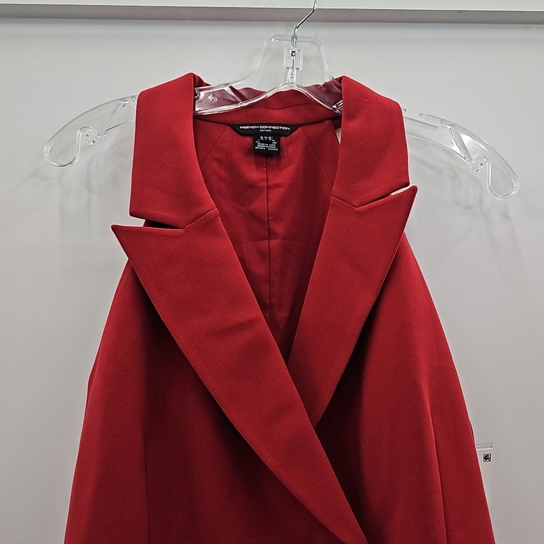 Whisper Halter Blazer Dress French Connection Dresses Red 10
