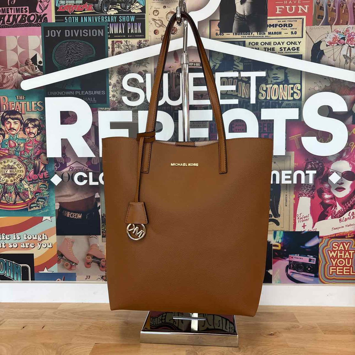 Michael Kors Brown Leather Totes