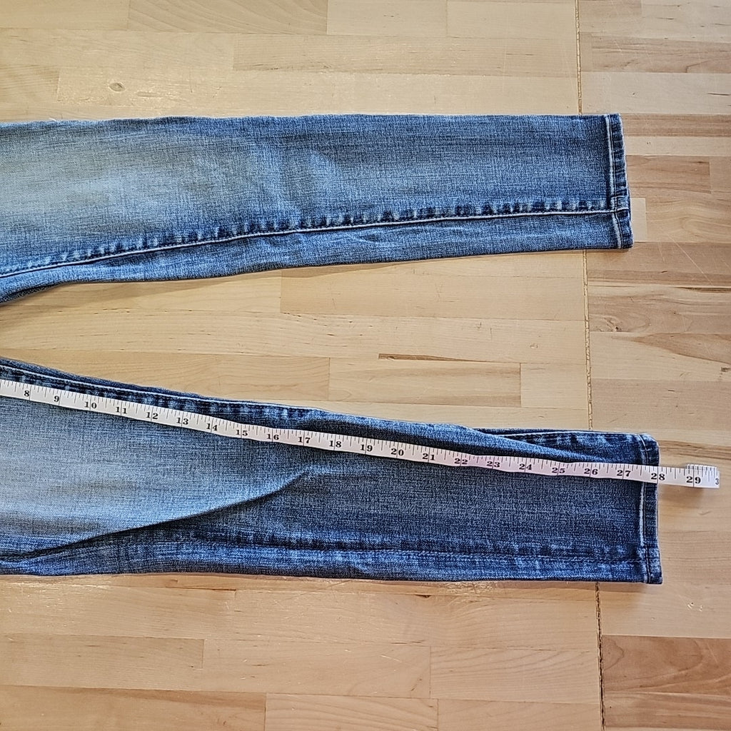Adriano Goldschmied The Legging Ankle Size 25 Blue Denim Preloved Jeans