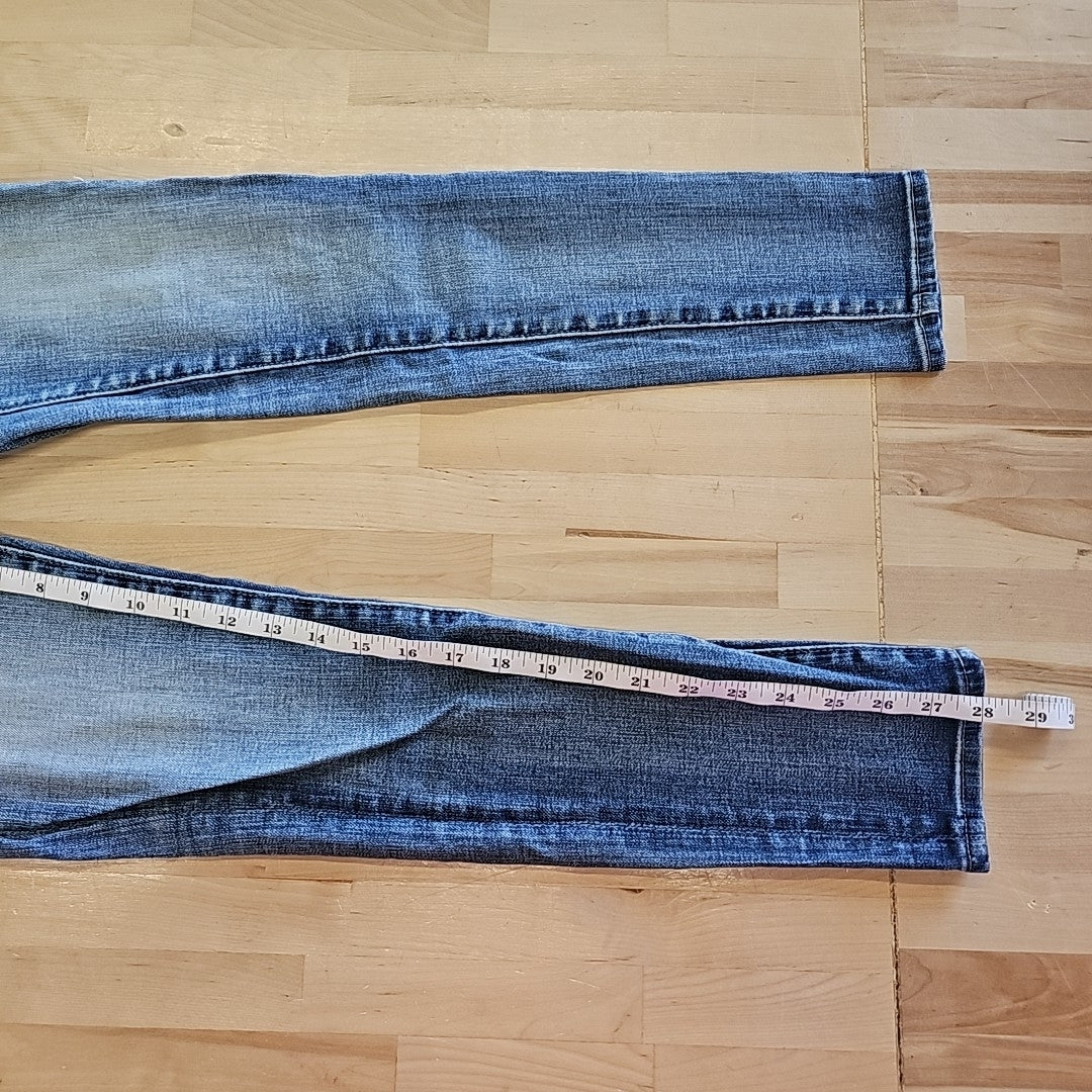 Adriano Goldschmied The Legging Ankle Size 25 Blue Denim Preloved Jeans