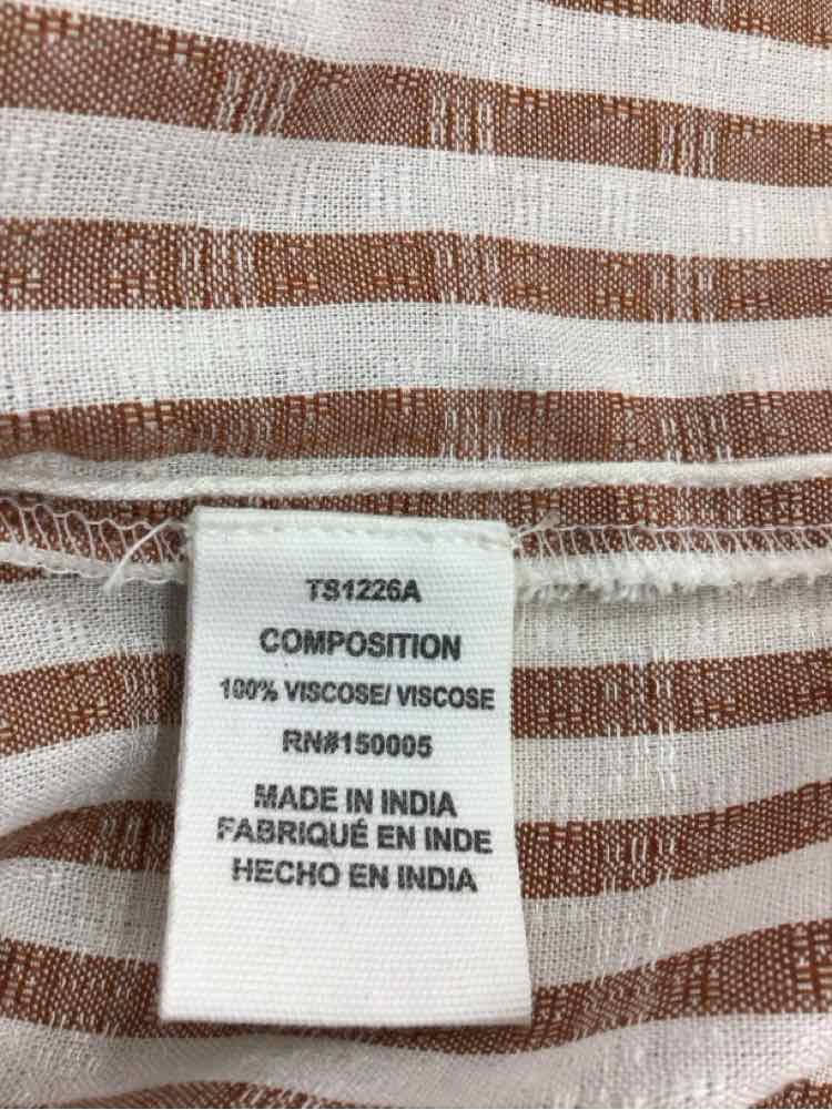 Evereve Size XS Tan Preloved Blouse LS
