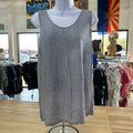 C&C Size XL Navy/White Linen Preloved Tank