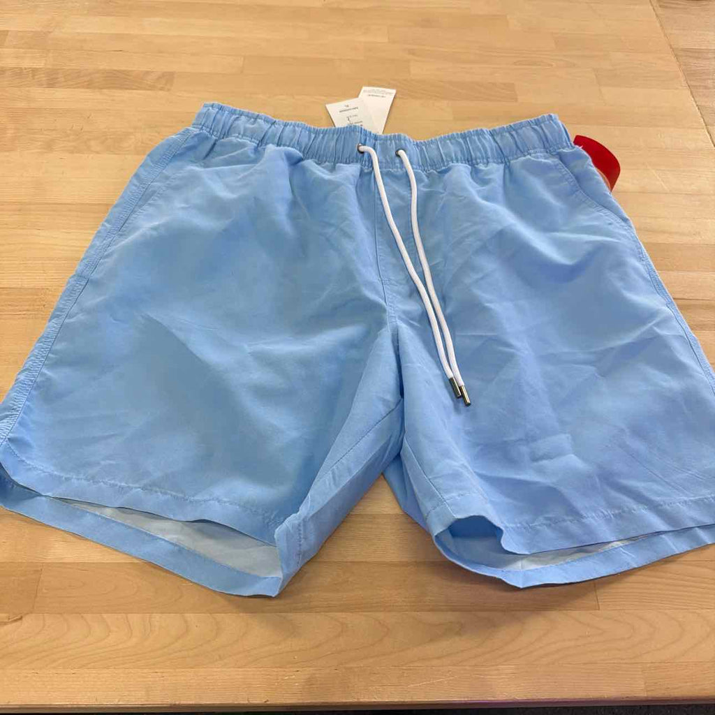 Cotton on Men's XL Kahuna Drawstring Shorts - Pale Blue