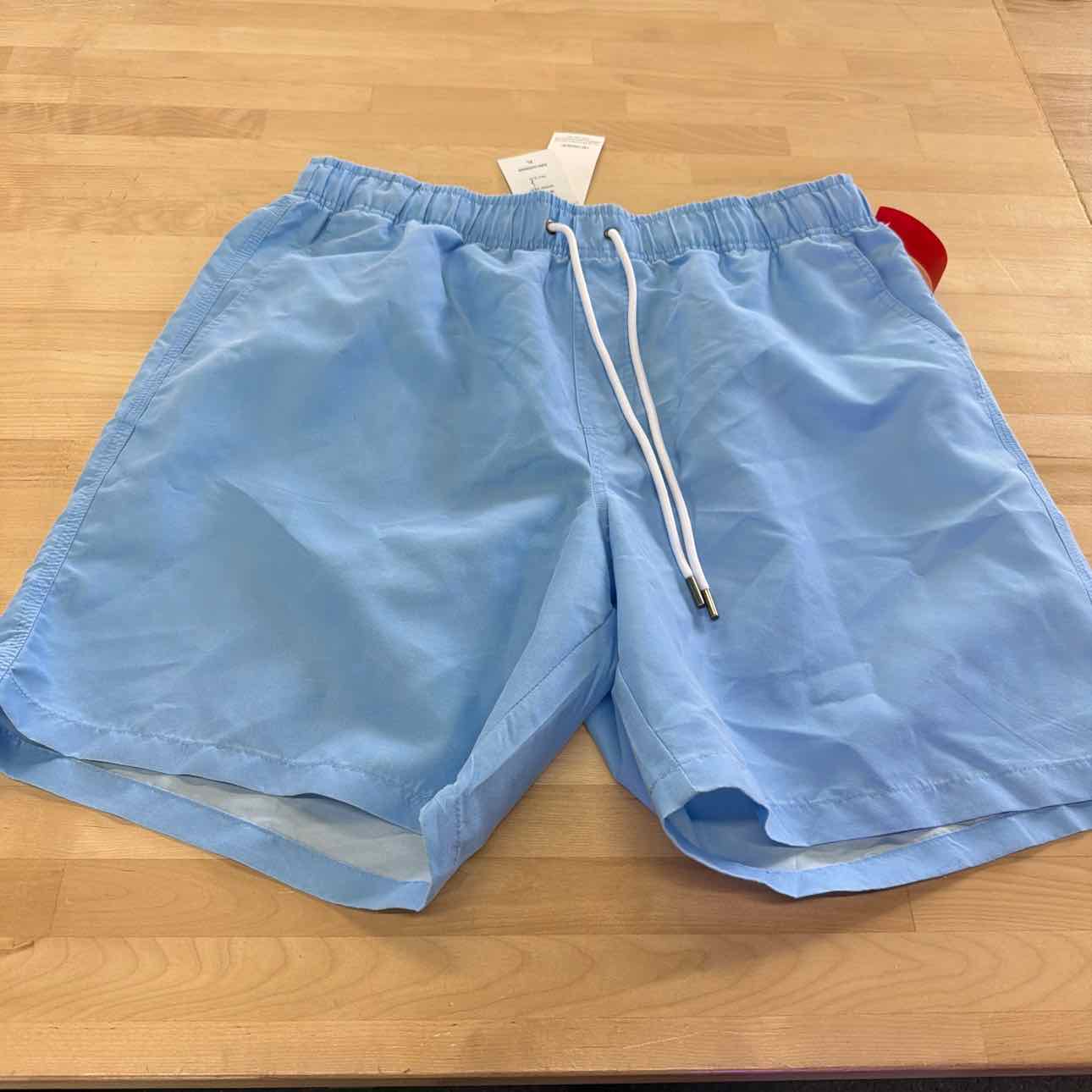 Cotton on Men's XL Kahuna Drawstring Shorts - Pale Blue