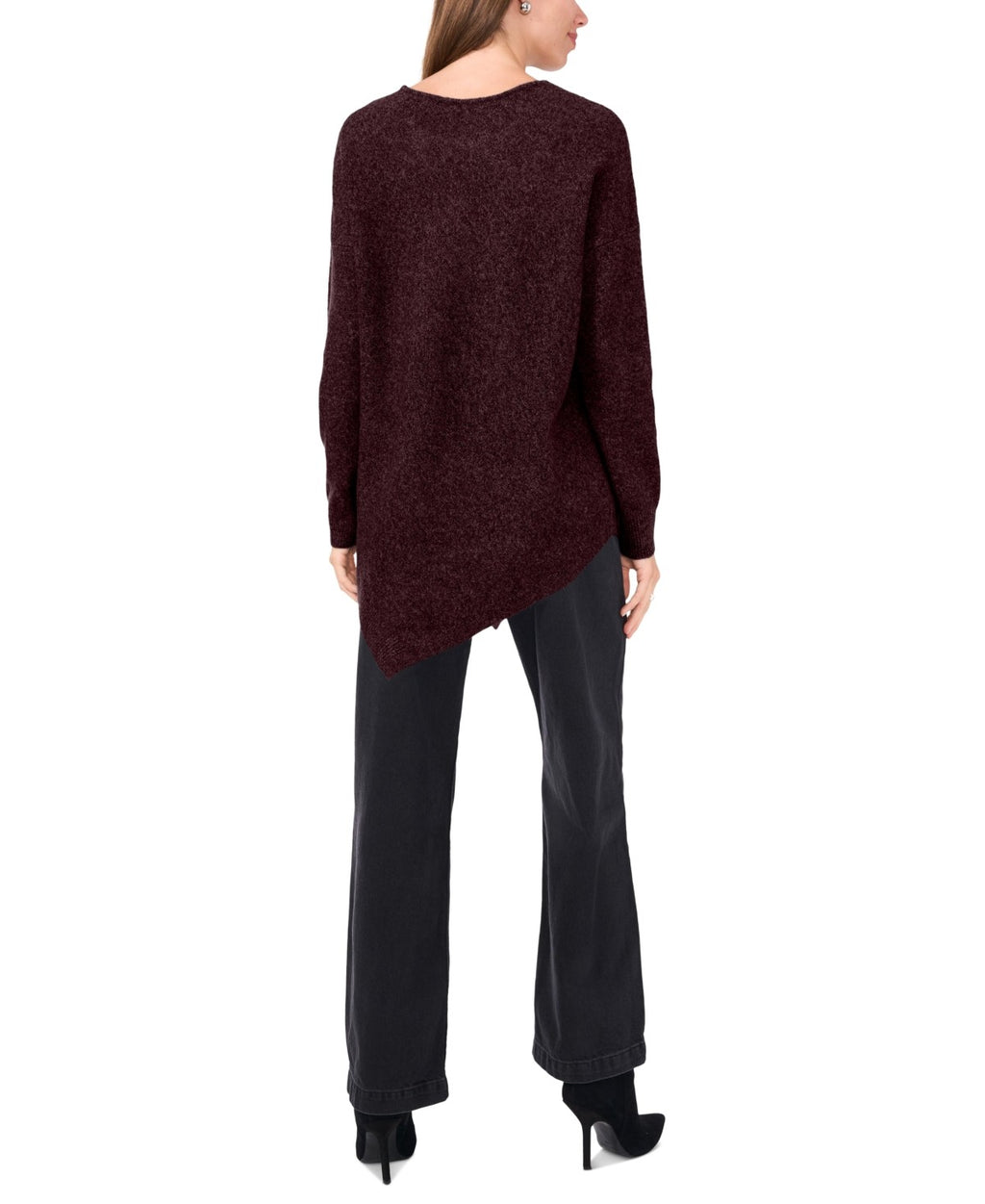 Vince Camuto Size XS Burgundy Sweatshirt