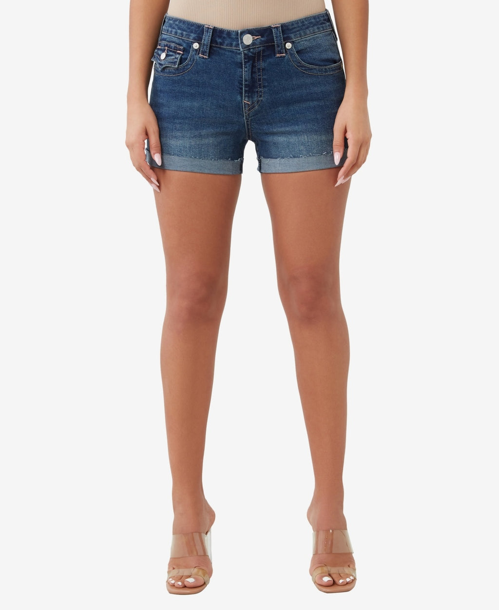 True Religion Women Size 28 Blue New Shorts