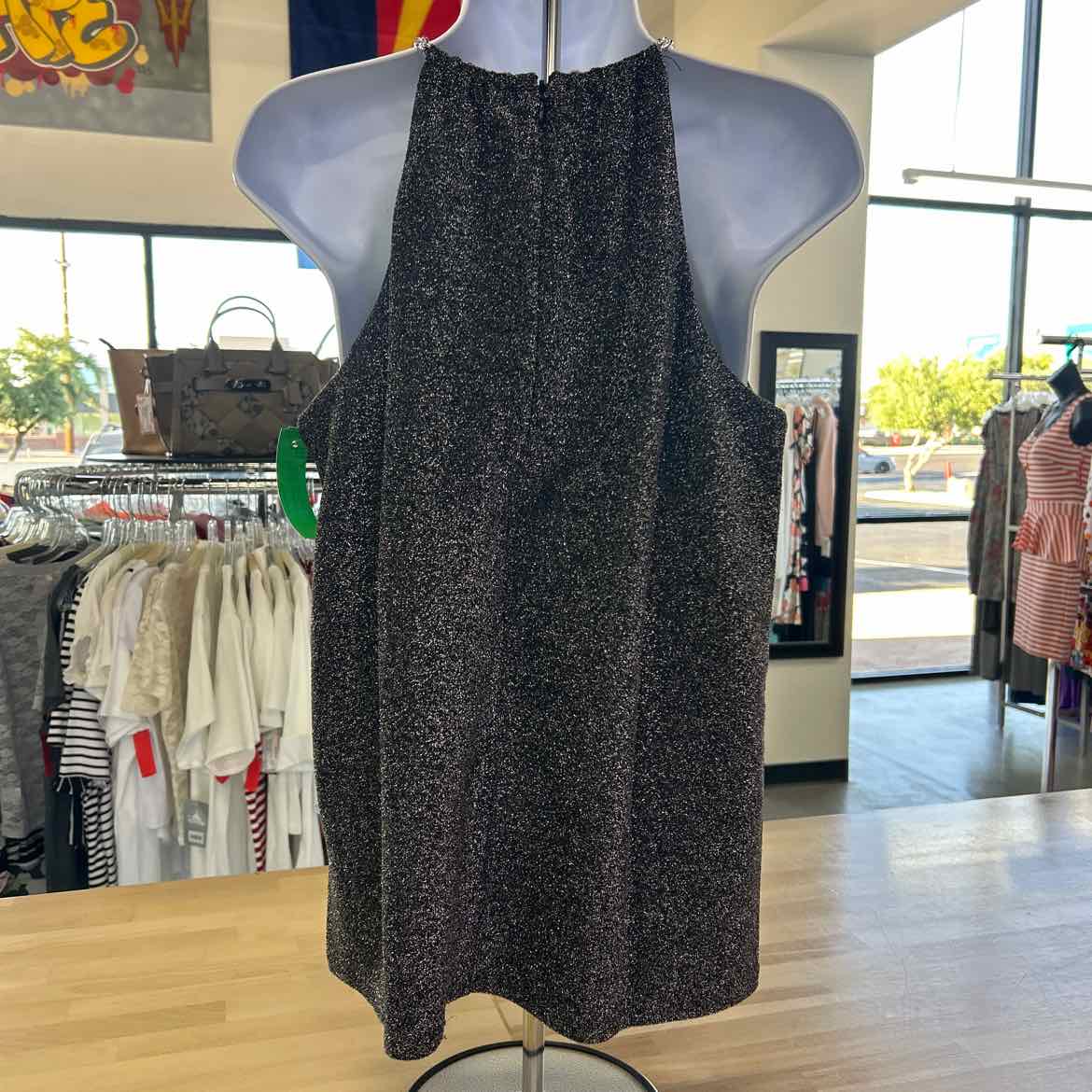 Michael Kors Size S Silver Preloved Tank