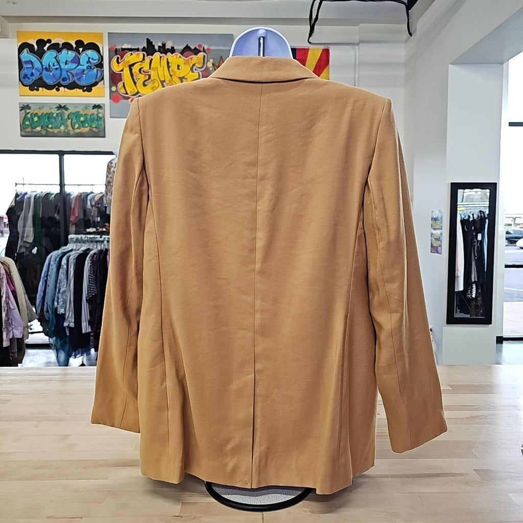 Dkny Petite Long Sleeve One-Button Blazer - Whiskey