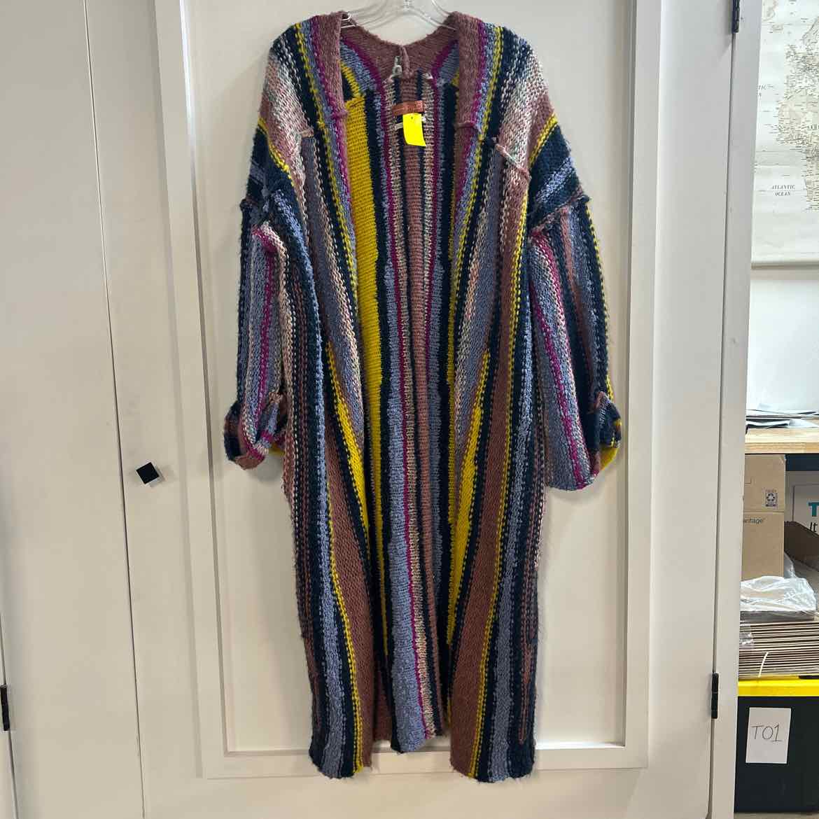 Anthropologie Size XS Purple Preloved Duster