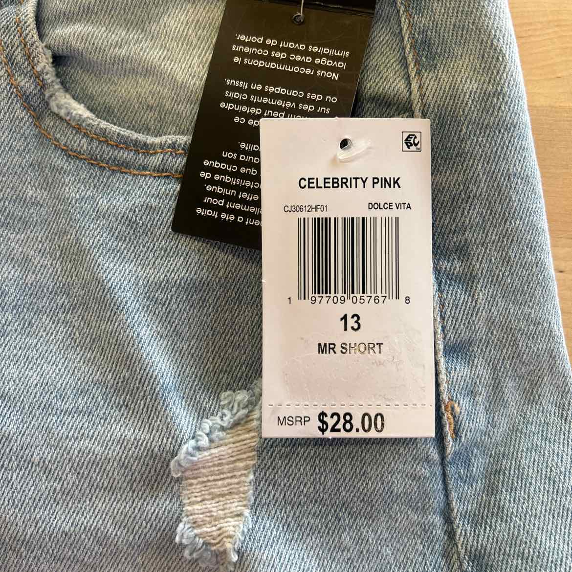 Celebrity Pink Juniors' Mid-Rise Fringe-Cuff Shorts - Dolce Vita - 13