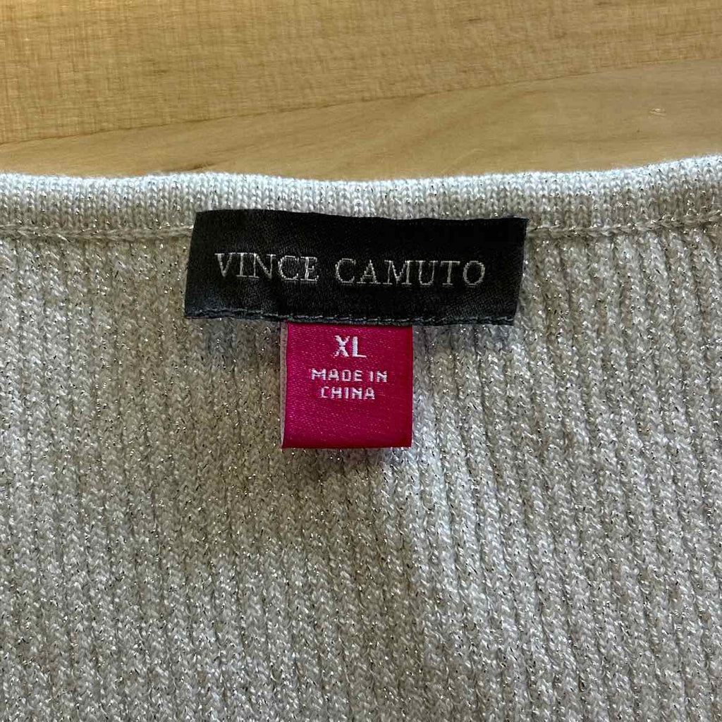 Vince Camuto Size XL Gray Sleeveless