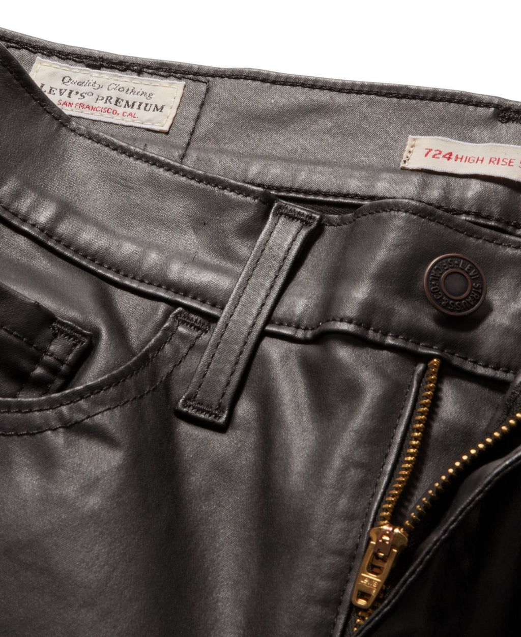Levi's Size 25 (0) 724 High Rise Straight Jeans - Shine Til Dawn