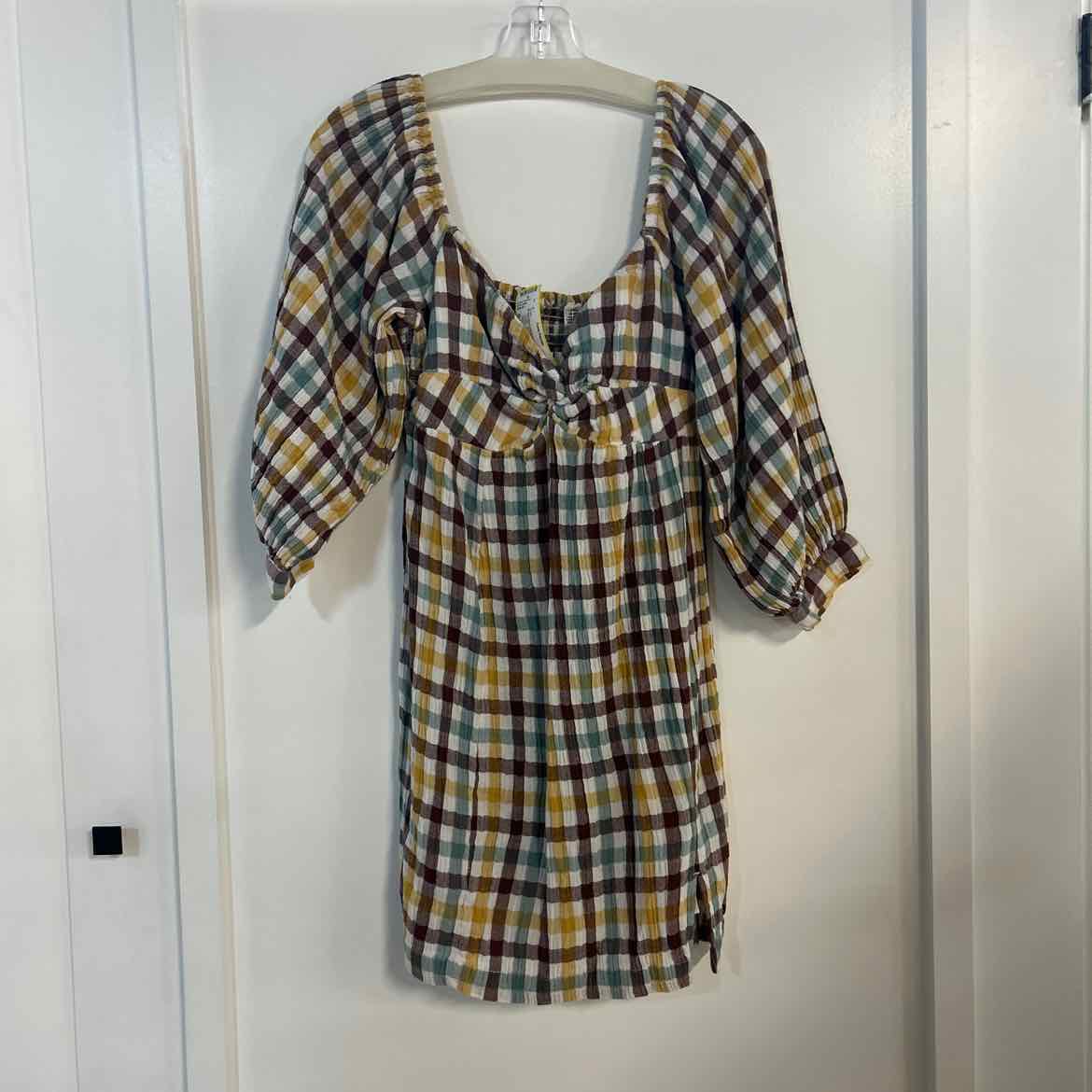 Roxy Size M Brown blue beige New Dress
