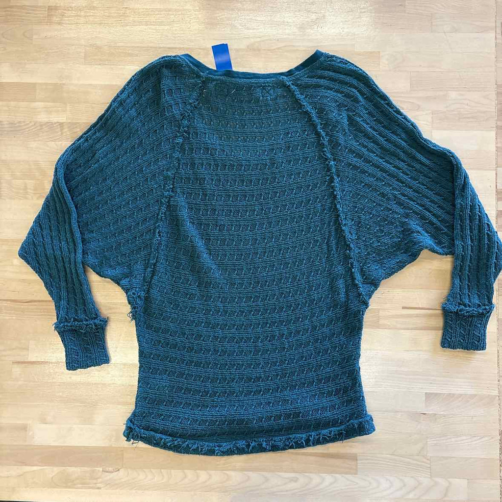 we the free Size S Teal Green Knit oversized Sweater