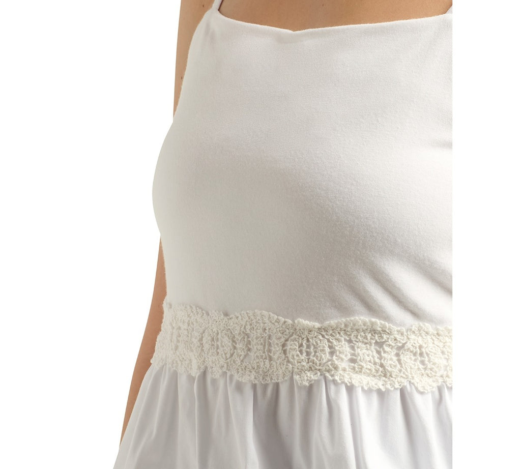 BCX Size S Solid Poplin Bubble-Peplum Square-Neck Top