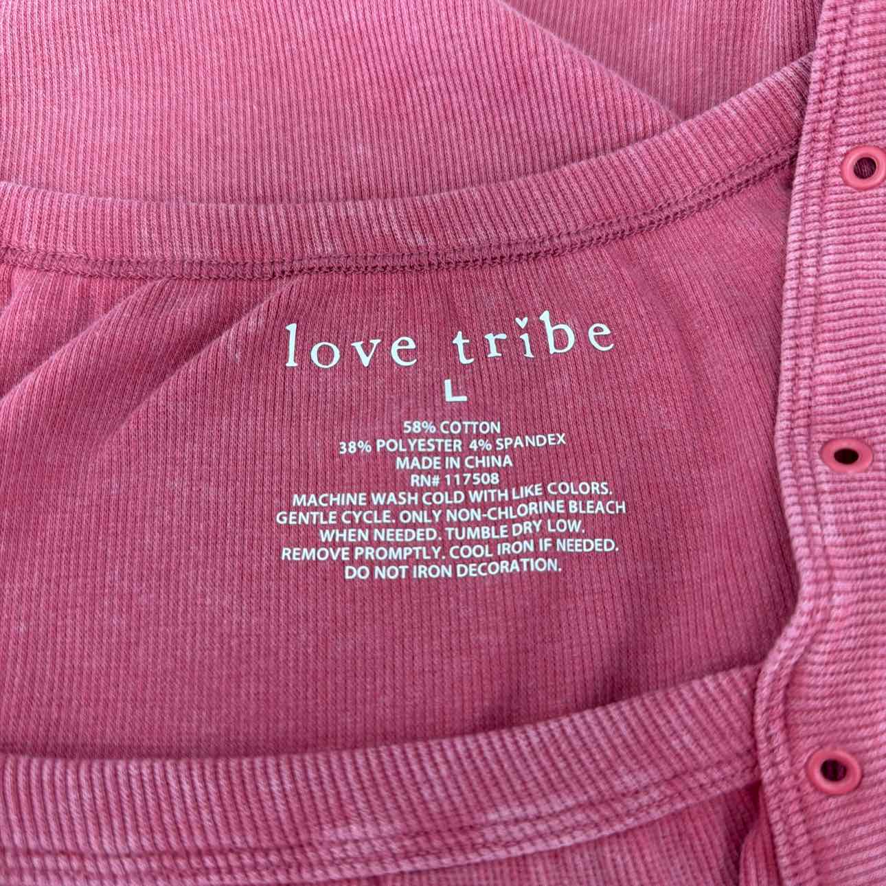 Love Tribe Size L Take Me to the Ranch Graphic Tank Top