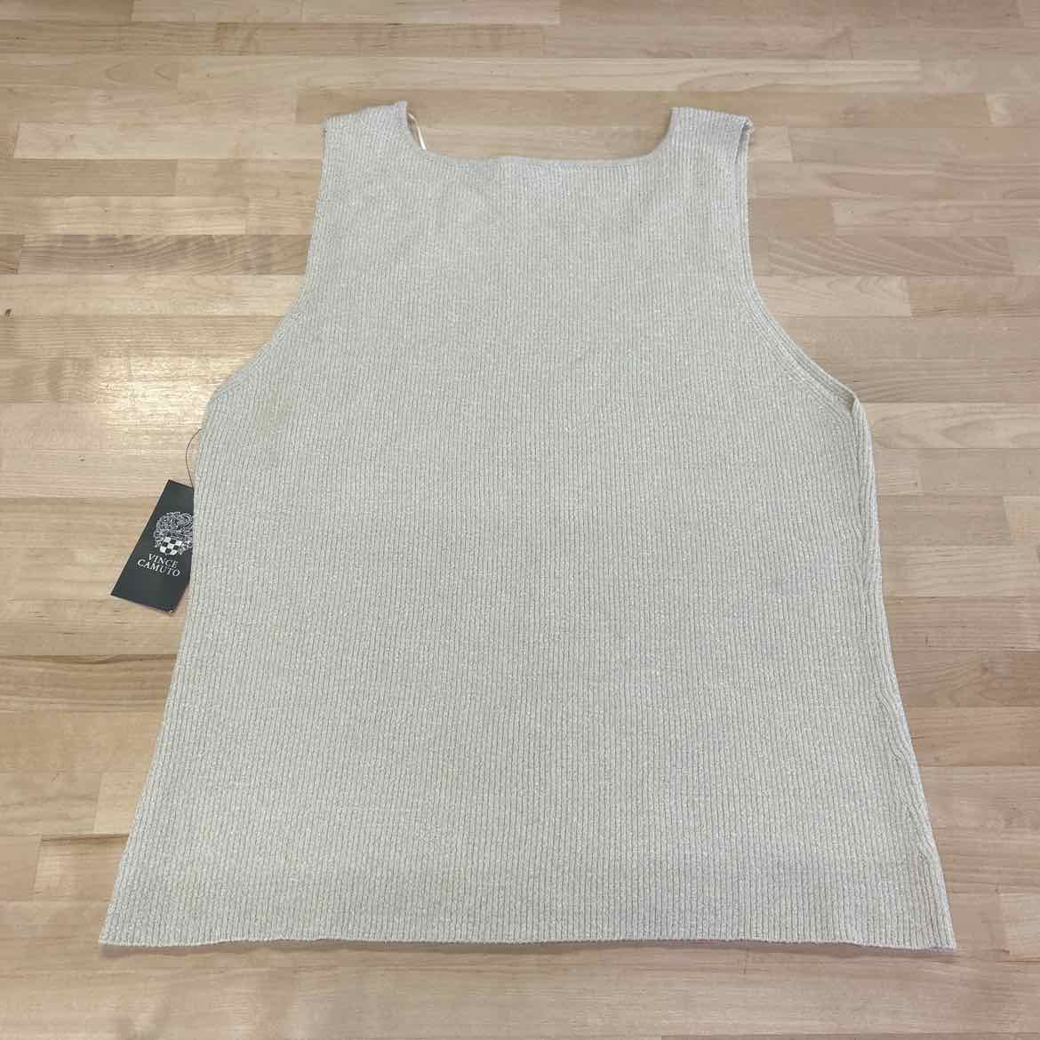 Vince Camuto Size XL Gold Sleeveless