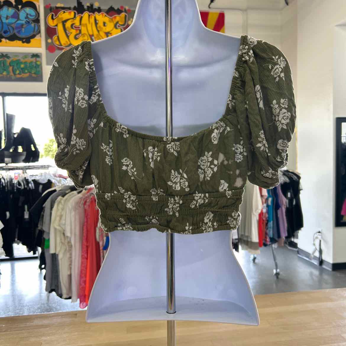 Just Found Size S Green Preloved 2 pc Dress Set