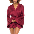 Oh La La Cheri Size L/XL Burgundy Robe NWT
