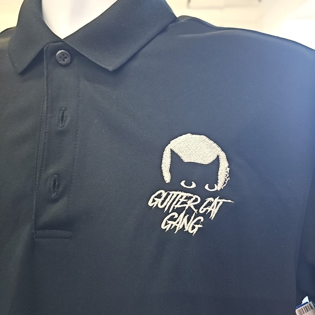 Gutter Cat Men's Size M Black MENS Polo