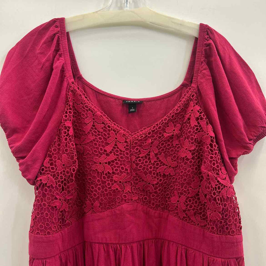 Torrid Size 1X Pink Preloved Dress