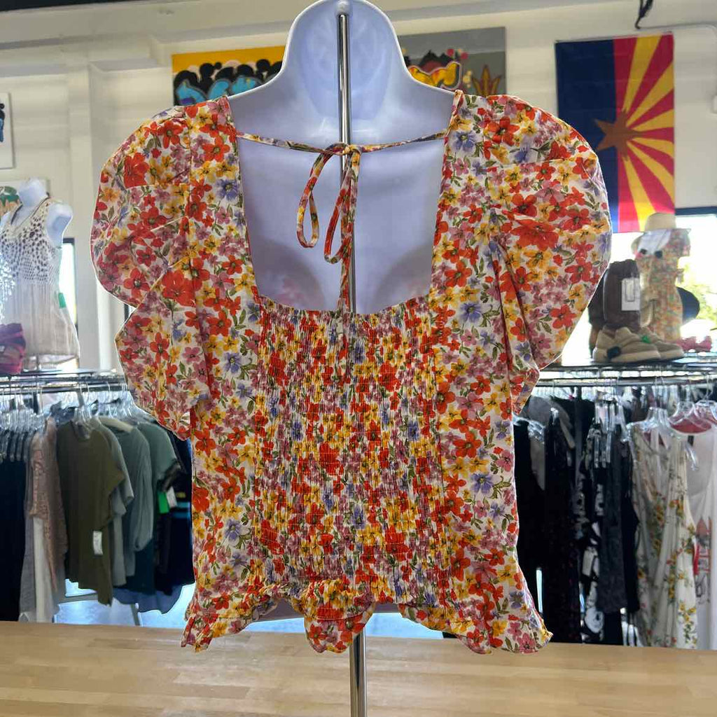 Milk&Honey Size M Orange Preloved Blouse SS