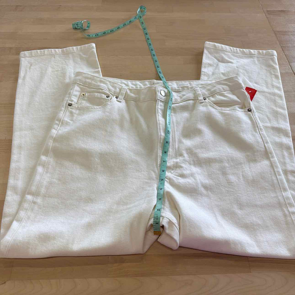 Westbound Size 16 White Preloved Pants