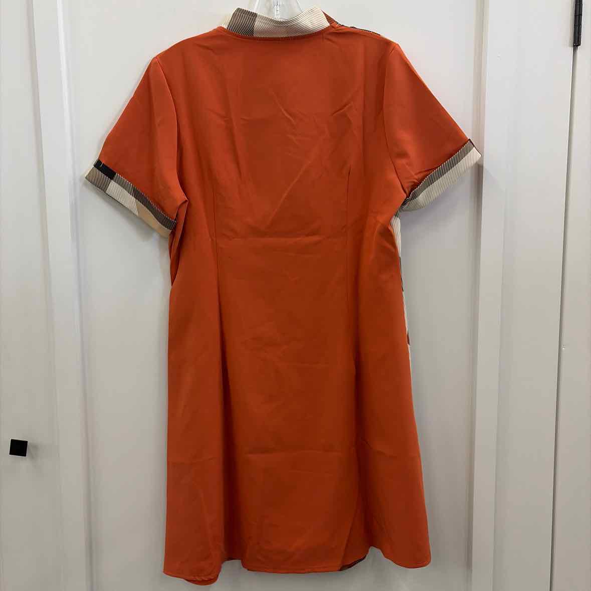 Secret Society Size L Orange Preloved Dress