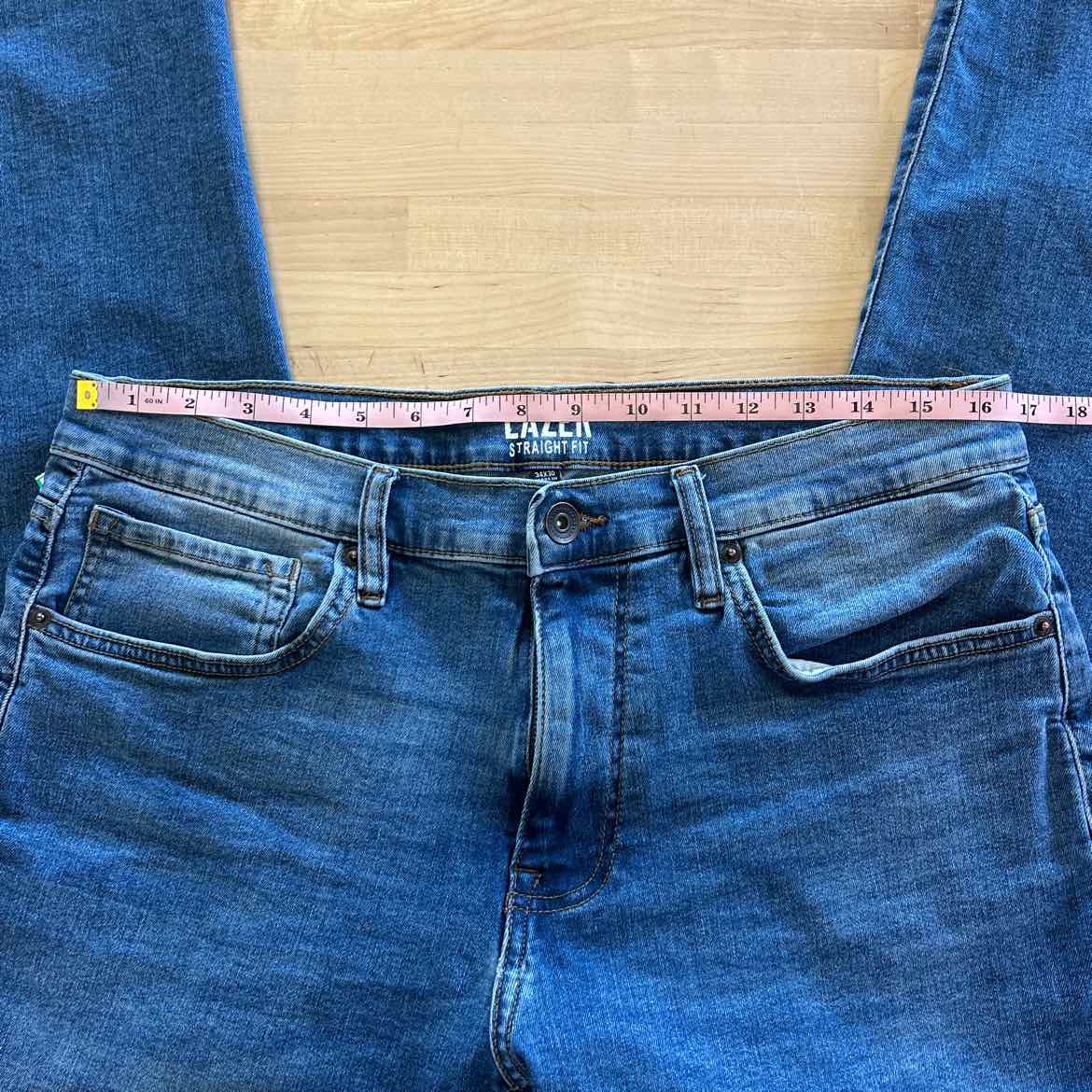 Lazer Size 34x30 Blue MENS Jeans