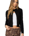 Edikted Size L Black New Cardigan