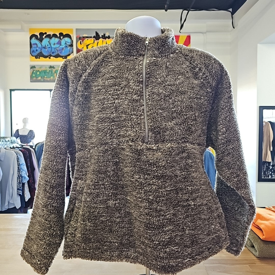 Cotton on Quarter Zip Teddy Fleece Pullover