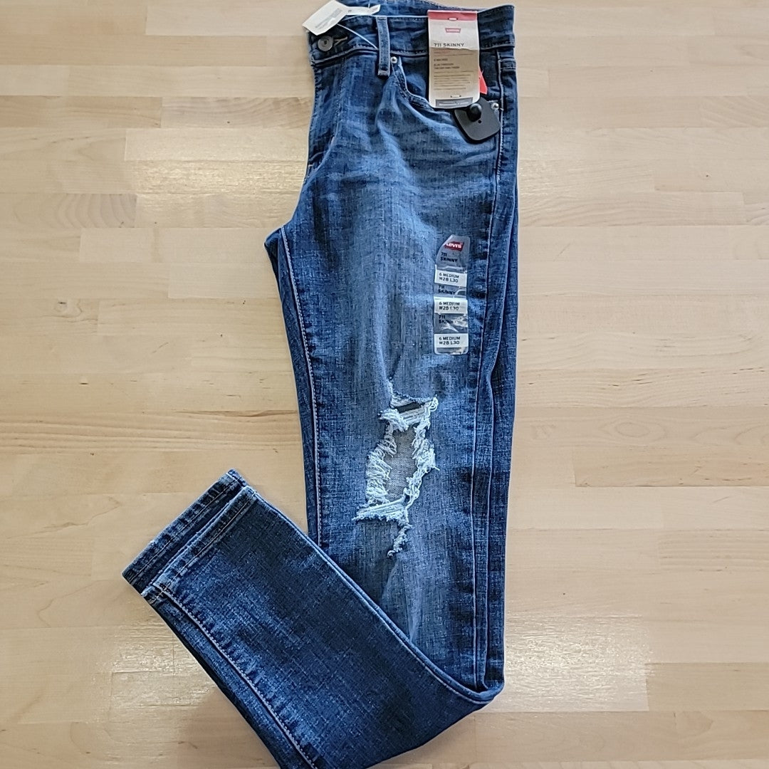 Levi Size 28 Blue Jeans