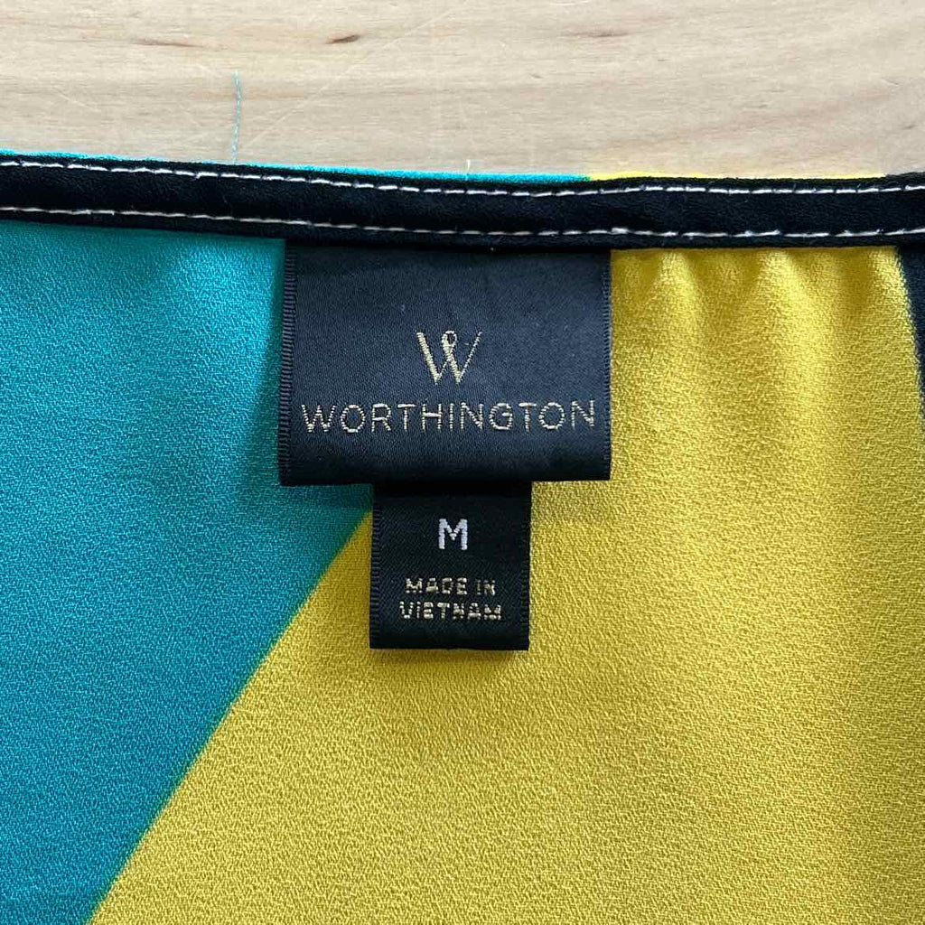 Worthington Size M Multi - Fall Preloved Tank