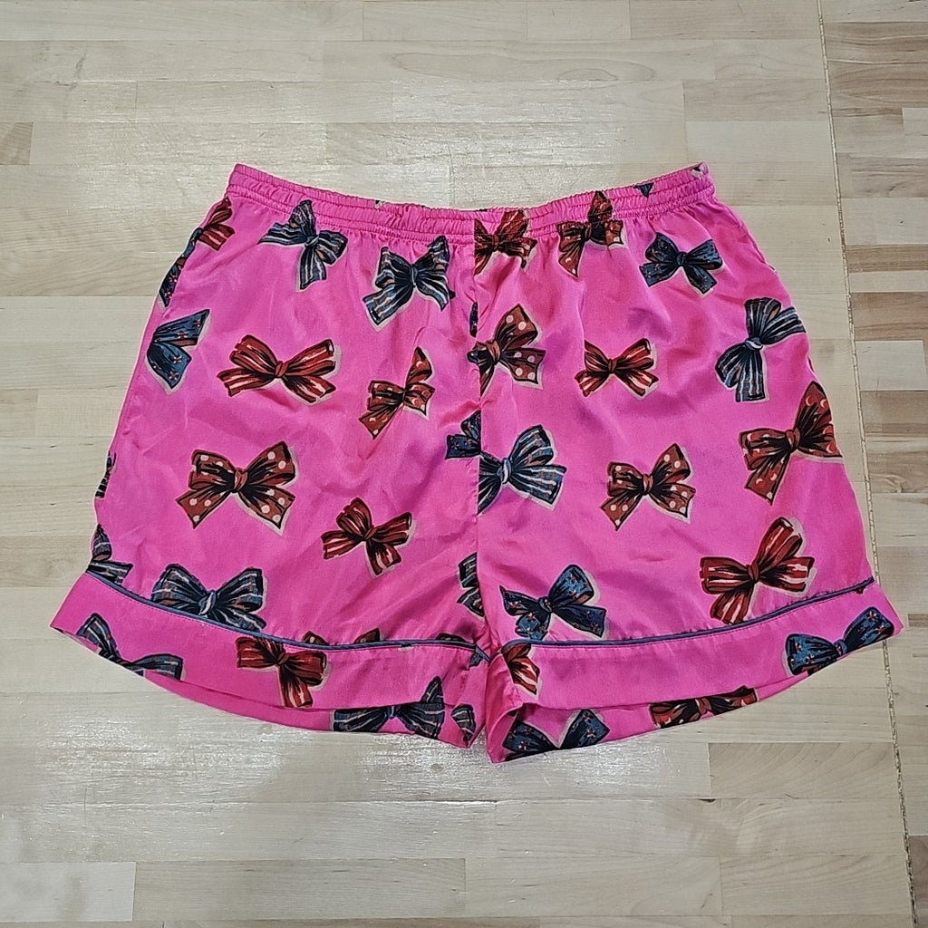 Their Nibs Size L Pink Satin 2 pc sets