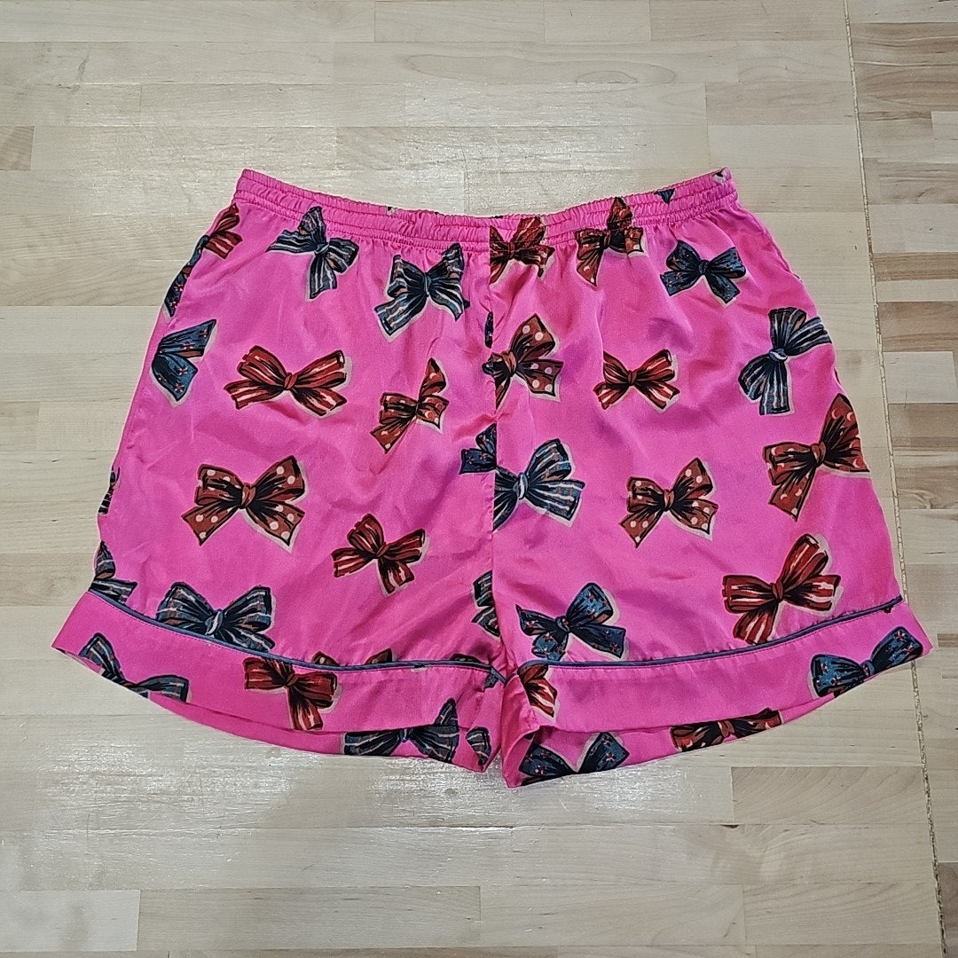 Their Nibs Size L Pink Satin 2 pc sets