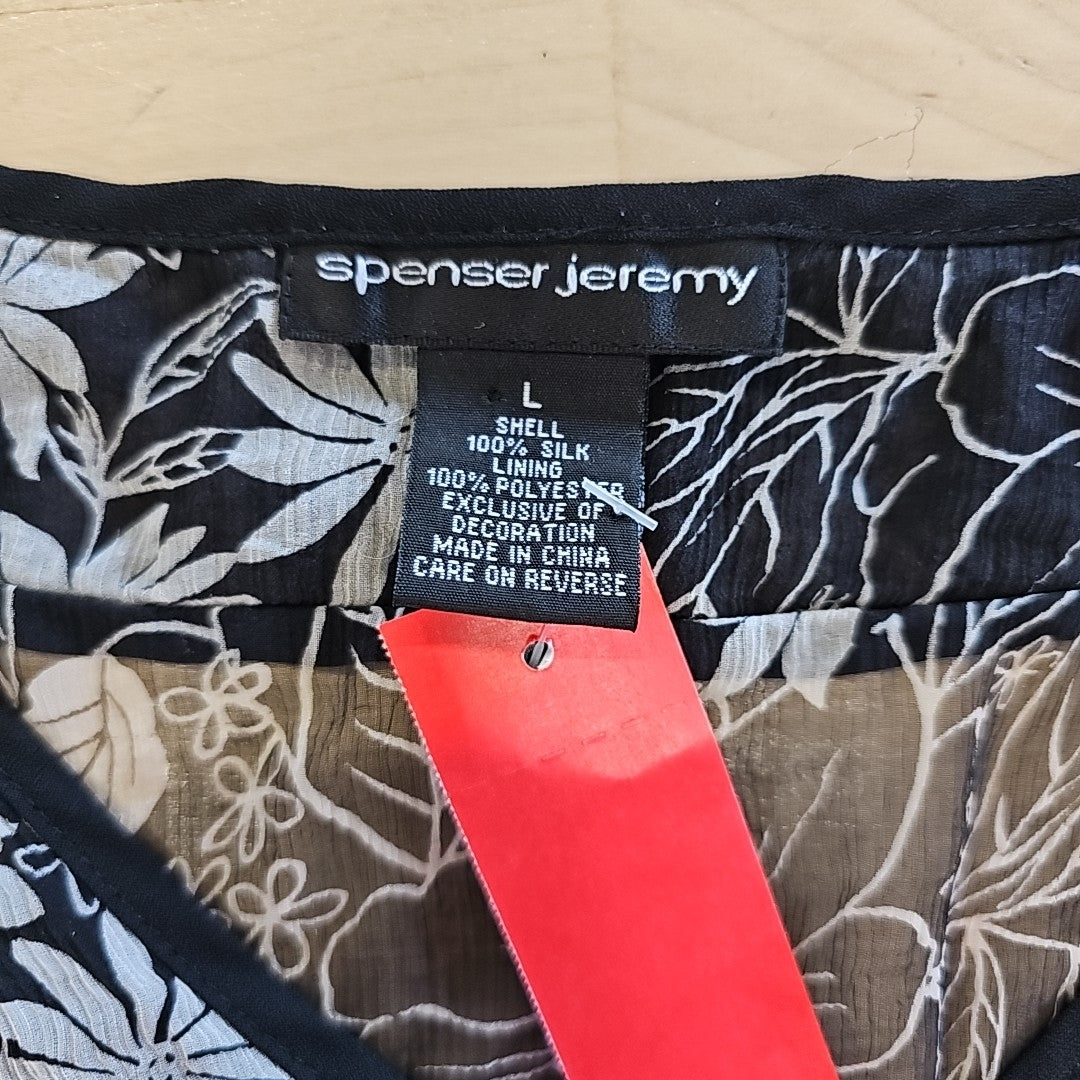 SpenserJeremy Size L Black Preloved Blouse