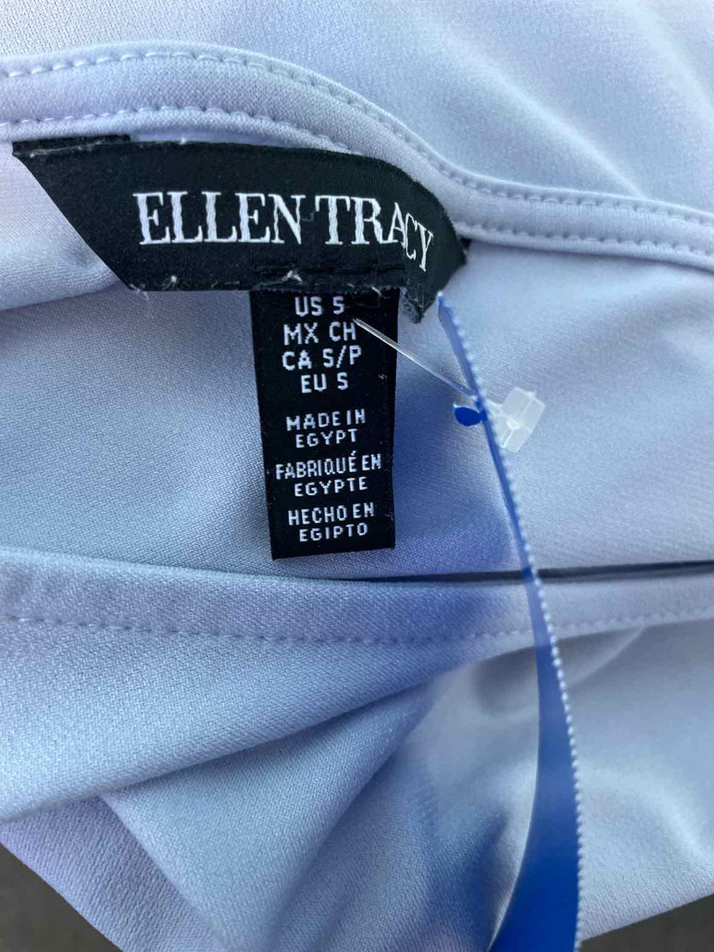 Ellen Tracy Size S Light Blue Sleeveless