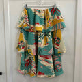 True Destination Size L Yellow Tan Preloved Skirt