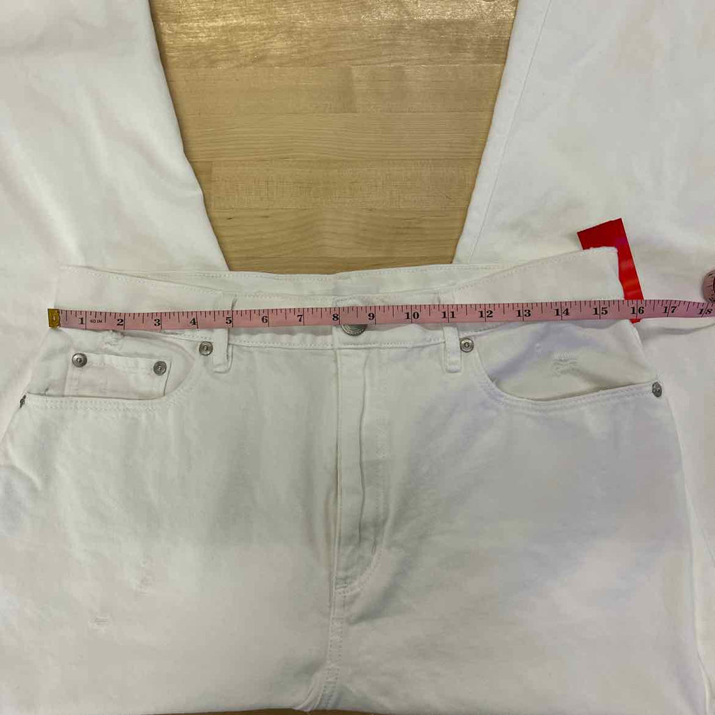 Loft Size 8 White Preloved Pants
