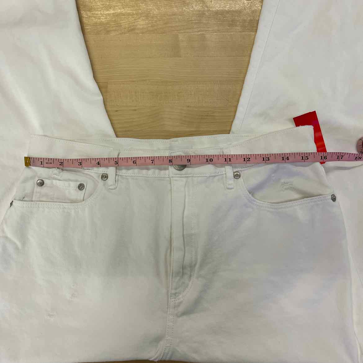 Loft Size 8 White Preloved Pants